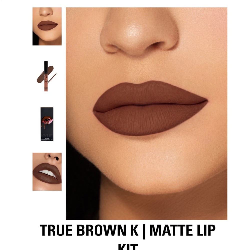 NEW Kylie Jenner lip kit in True brown k.